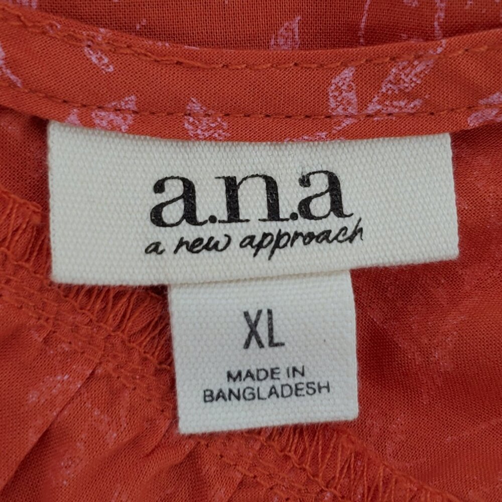 a.n.a. V-Neck Baby Doll Lightweight Sleeveless Top NEW NWT Size XL - Picture 8 of 13